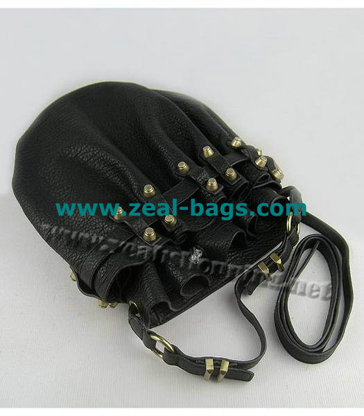 AAA Replica Alexander Wang Diego Studded Bag Black Lambskin with Golden Metal - Click Image to Close